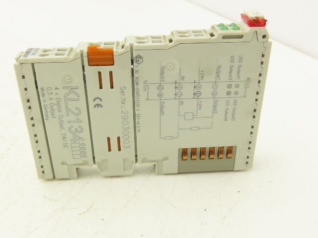 Beckhoff KL2134 2-Channel Relay Output Bus Terminal 24VDC 0.5A Lot Of 6