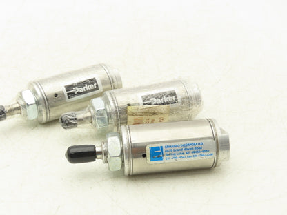 Parker 1.50NSR01.00 Pneumatic Cylinder 1.5" Bore 1" Stroke Brands Vary Lot of 3