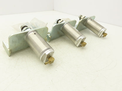 Ermanco 89000020 Pneumatic Cylinder 1-1/2" Bore x 1" Stroke Brands Vary Lot of 3