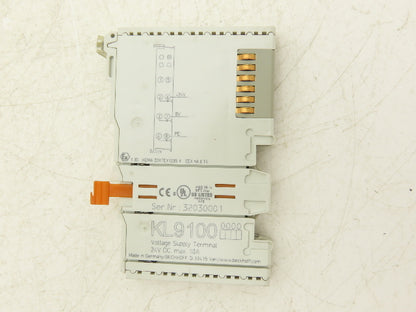 Beckhoff KL9100 2-Channel Relay Output Bus Terminal 24VDC 10A Lot Of 6