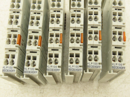 Beckhoff KL9100 2-Channel Relay Output Bus Terminal 24VDC 10A Lot Of 6