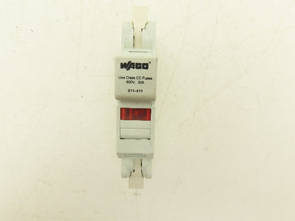 WAGO 811-411 Single Pole Fuse Holder for CC Fuses 30A 600VAC Lot of 10