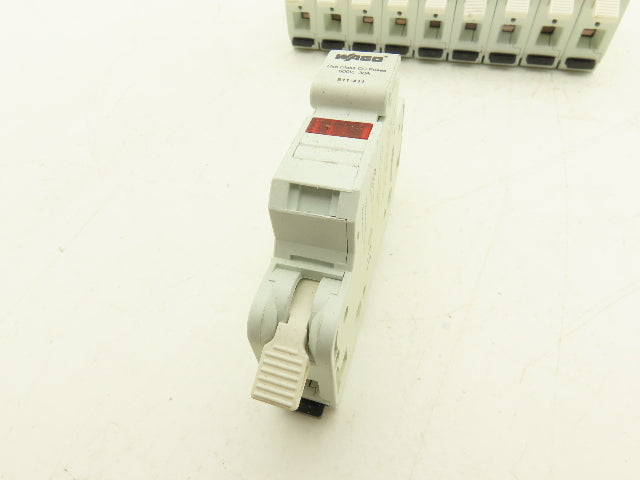 WAGO 811-411 Single Pole Fuse Holder for CC Fuses 30A 600VAC Lot of 10