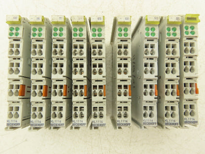 Beckhoff KL1114 2-Channel Relay Output Bus Terminal 24VDC Lot Of 9