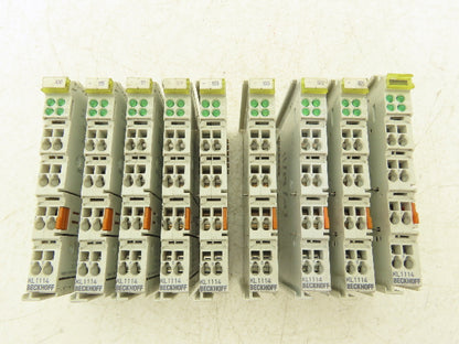 Beckhoff KL1114 2-Channel Relay Output Bus Terminal 24VDC Lot Of 9