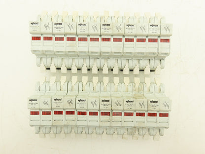 WAGO 811-421 Two Pole Fuse Holder for CC Fuses 30A 600VAC Lot of 12