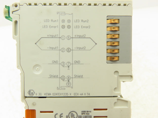 Beckhoff KL3312 2 Input Relay Terminal For Thermoelements 24VDC