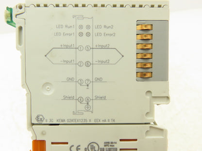 Beckhoff KL3312 2 Input Relay Terminal For Thermoelements 24VDC