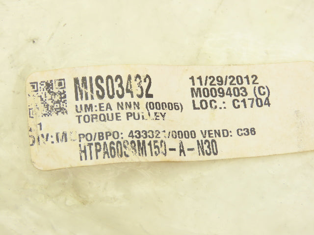 Denso HTPA60S8M150-A-N30 Synchronous Timing Pulley Metric 8M Pitch 60 Tooth