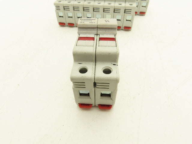 Bussmann CHCC2DI CHCC Modular Fuse Holder 30A 600V 2 Pole w/Indicator Lot of 10