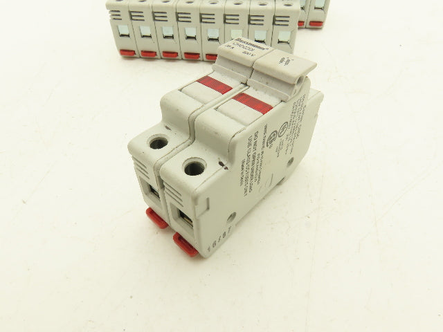 Bussmann CHCC2DI CHCC Modular Fuse Holder 30A 600V 2 Pole w/Indicator Lot of 10