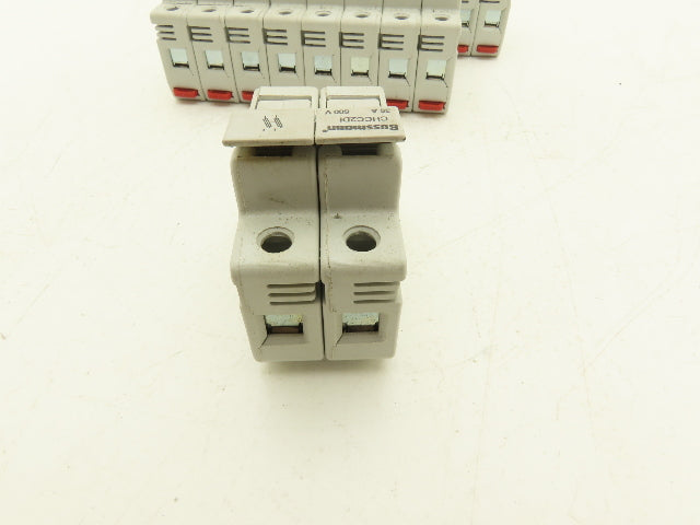 Bussmann CHCC2DI CHCC Modular Fuse Holder 30A 600V 2 Pole w/Indicator Lot of 10