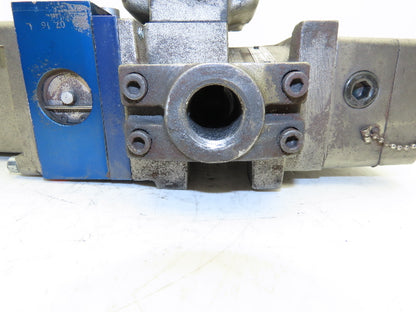 Ross Controls 3573A6152 Pneumatic Double Valve L-G Monitor 120V Solenoid 3/4"NPT