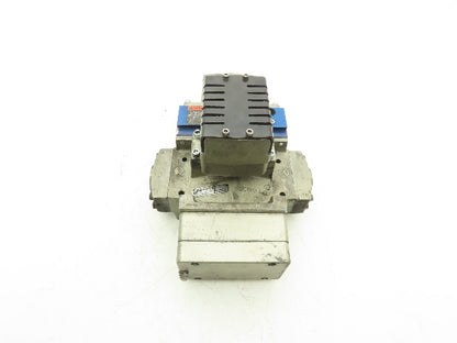 Ross Controls 3573A6152 Pneumatic Double Valve L-G Monitor 120V Solenoid 3/4"NPT