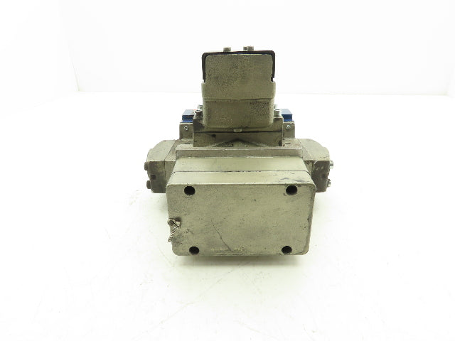 Ross Controls 3573A6152 Pneumatic Double Valve L-G Monitor 120V Solenoid 3/4"NPT