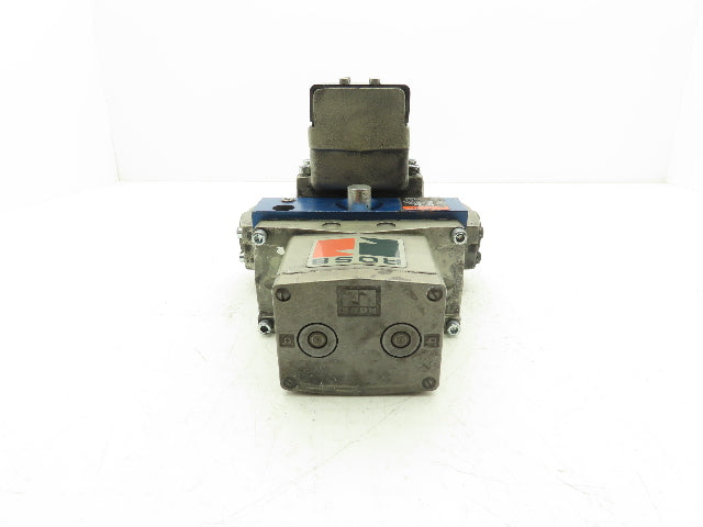 Ross Controls 3573A6152 Pneumatic Double Valve L-G Monitor 120V Solenoid 3/4"NPT