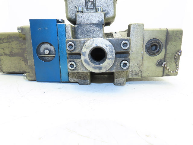 Ross Controls 3573A6152 Pneumatic Double Valve L-G Monitor 120V Solenoid 1/2"NPT