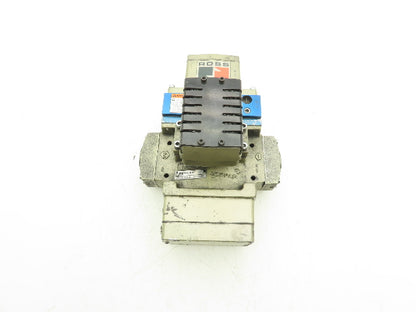Ross Controls 3573A6152 Pneumatic Double Valve L-G Monitor 120V Solenoid 1/2"NPT