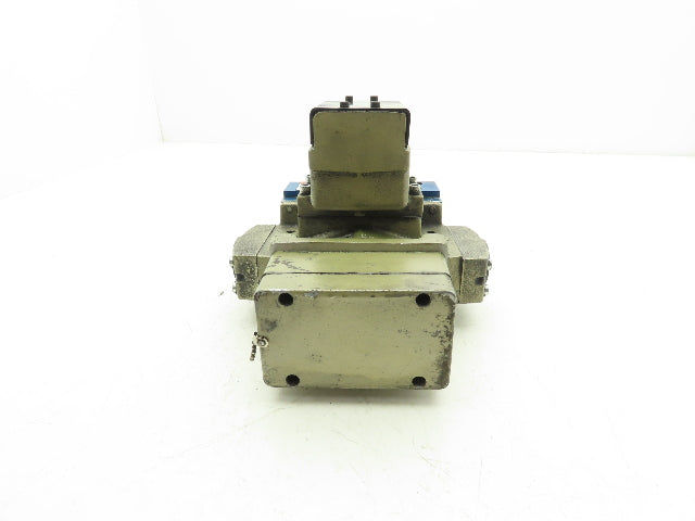 Ross Controls 3573A6152 Pneumatic Double Valve L-G Monitor 120V Solenoid 1/2"NPT