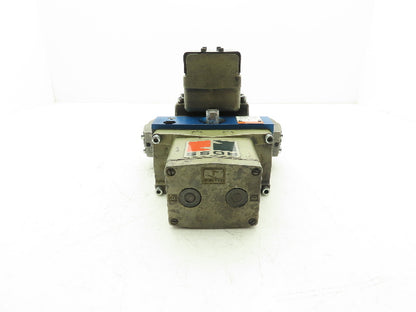 Ross Controls 3573A6152 Pneumatic Double Valve L-G Monitor 120V Solenoid 1/2"NPT