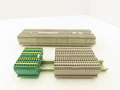 Weidmuller ZDU 2.5/4AN Terminal Block DIN Rail 2.5mm² 800V Mixed Lot of 88