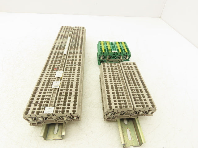 Weidmuller ZDU 2.5/4AN Terminal Block DIN Rail 2.5mm² 800V Mixed Lot of 88