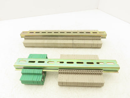 Weidmuller ZDU 2.5/4AN Terminal Block DIN Rail 2.5mm² 800V Mixed Lot of 88