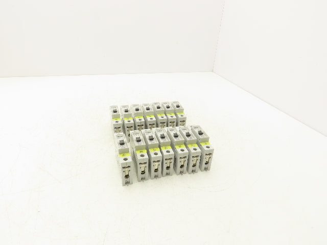 Siemens 5SX21 B10 Single-Pole 10A Miniature Circuit Breaker Lot of 14