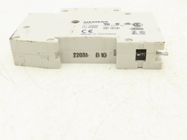 Siemens 5SX21 B10 Single-Pole 10A Miniature Circuit Breaker Lot of 14