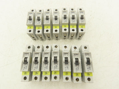 Siemens 5SX21 B10 Single-Pole 10A Miniature Circuit Breaker Lot of 14