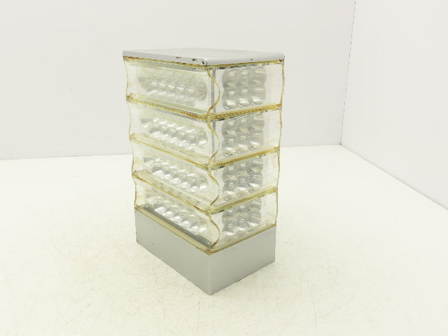 Patlite MZT-A Stack Light LED Multi 4-Tier Warning Signal Tower 24VDC 144 Lights