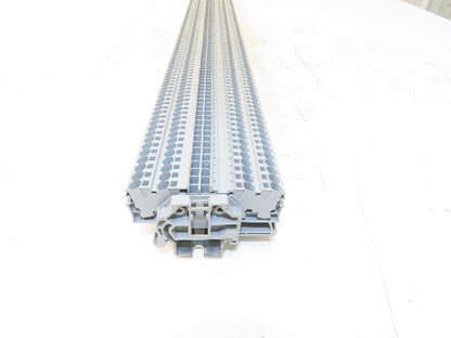 Wago 2004-1401 4-Conductor Feed Through Terminal Block Spring Cage Lot of 124