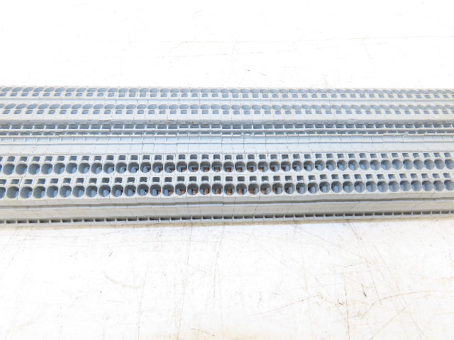 Wago 2004-1401 4-Conductor Feed Through Terminal Block Spring Cage Lot of 124