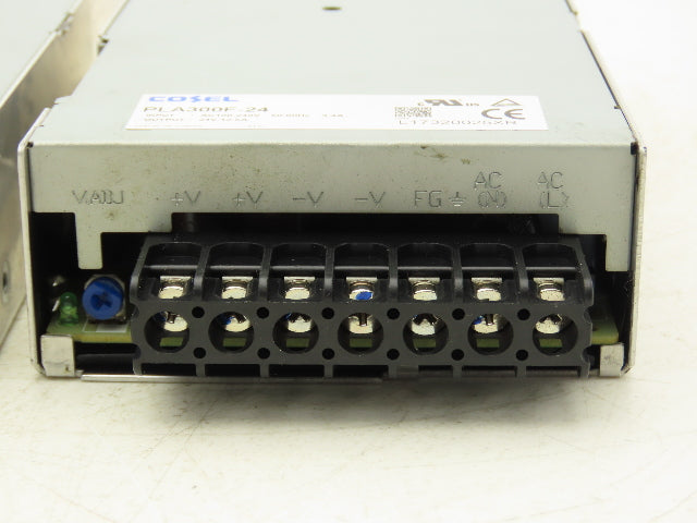 Cosel PLA300F-24 Power Supply Input 100-240 VAC Output 24VDC/12.5A Lot of 2