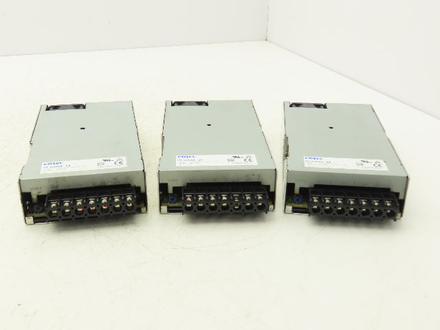 Cosel PLA300F-24 Power Supply Input 100-240 VAC Output 24VDC/12.5A Lot of 3