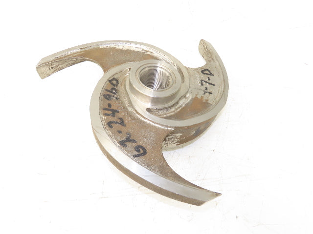 A90534-C 316SS Stainless Impeller 3-Blade 2-1/4" Threaded Bore 14"OD