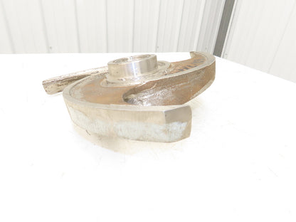A90534-C 316SS Stainless Impeller 3-Blade 2-1/4" Threaded Bore 14"OD