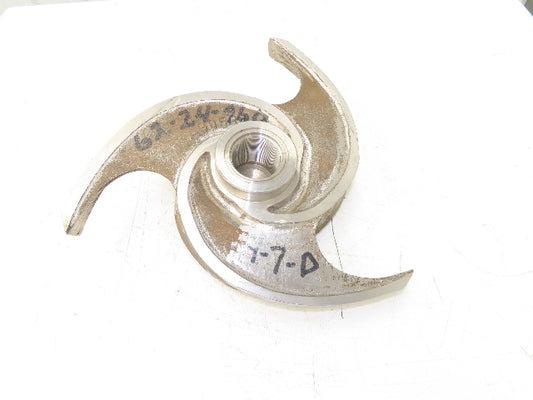 A90534-C 316SS Stainless Impeller 3-Blade 2-1/4" Threaded Bore 14"OD