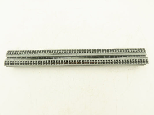 Wago 2010-1201 2-Conductor Feed Through Terminal Block Spring Cage Lot of 55