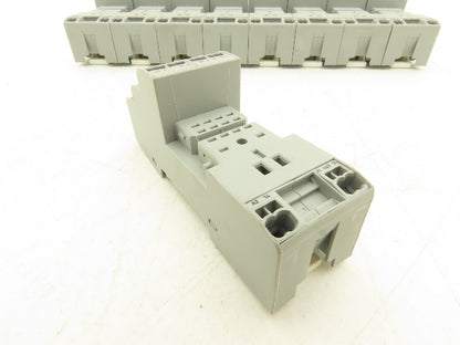 Wago 858-100 14-Pin Relay Socket Terminal Block Spring Cage Lot of 9