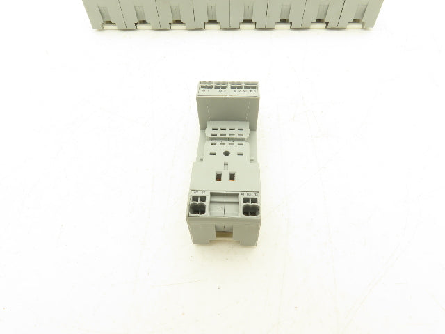 Wago 858-100 14-Pin Relay Socket Terminal Block Spring Cage Lot of 9