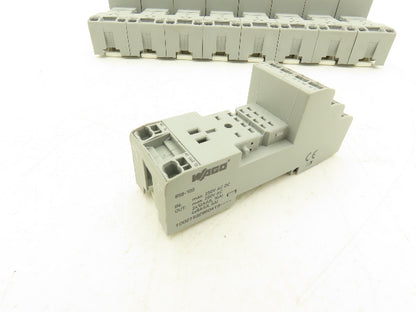 Wago 858-100 14-Pin Relay Socket Terminal Block Spring Cage Lot of 9