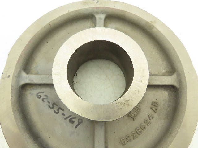 Durco Mark II H-10 Centrifugal Pump Rear Cover Plate 3" Stainless 11.87" OD
