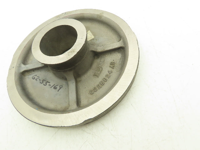 Durco Mark II H-10 Centrifugal Pump Rear Cover Plate 3" Stainless 11.87" OD