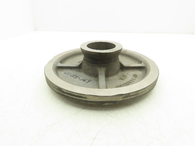 Durco Mark II H-10 Centrifugal Pump Rear Cover Plate 3" Stainless 11.87" OD
