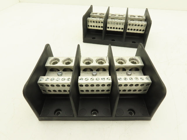 Ilsco PDB-212-500-3 Power Distribution Block 760A 600V 3-Pole Lot of 2