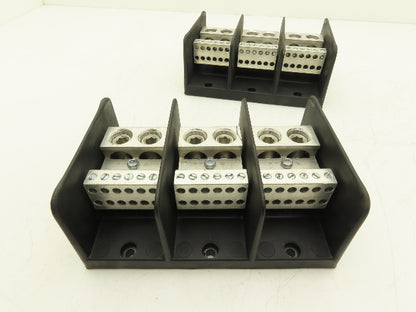 Ilsco PDB-212-500-3 Power Distribution Block 760A 600V 3-Pole Lot of 2