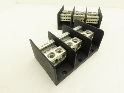 Ilsco PDB-212-500-3 Power Distribution Block 760A 600V 3-Pole Lot of 2
