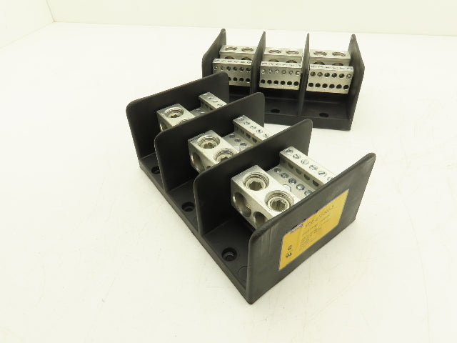 Ilsco PDB-212-500-3 Power Distribution Block 760A 600V 3-Pole Lot of 2