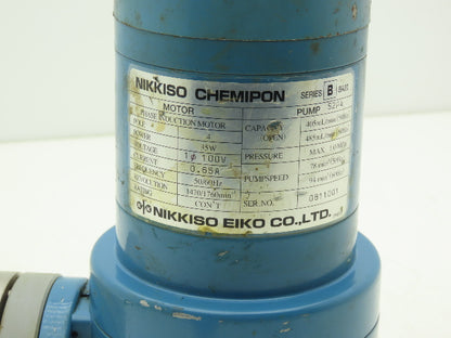 Nikkiso Chemipon BA20 Stainless Diaphragm Metering Pump 35W 100V 1PH 485ml/min